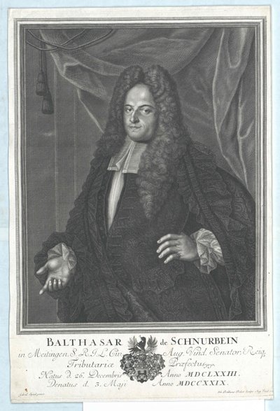 Balthazar Schnurbein von und zu Meitingen de Artist Unknown