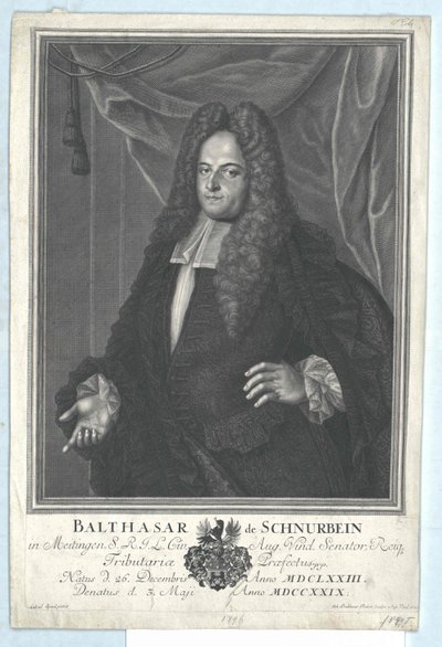 Balthazar Schnurbein von und zu Meitingen de Artist Unknown