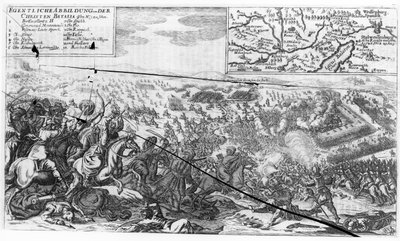 Batalla de San Gotardo en el Raab de Artist Unknown