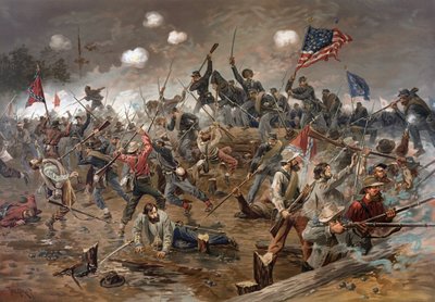 Batalla de Spotsylvania Court House, Virginia, Guerra Civil Americana de Artist Unknown