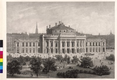 Burgtheater de Viena de Artist Unknown