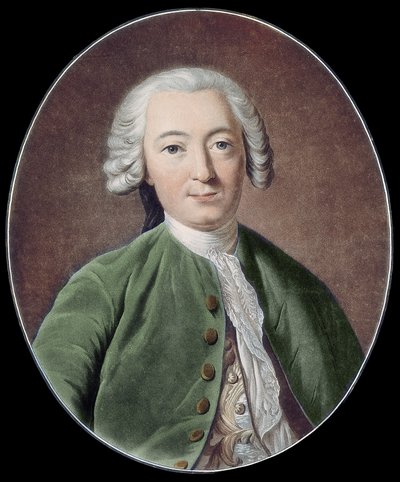CLAUDE ADRIEN HELVETIUS. Filósofo inglés (grabado) de Artist Unknown