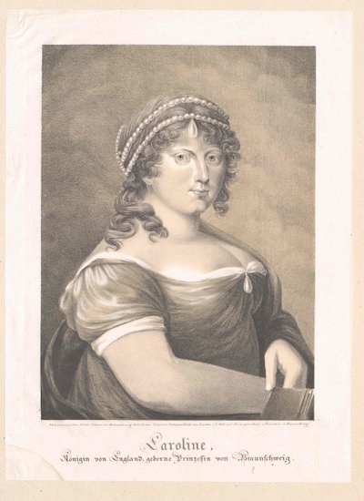 Carolina Amalia de Brunswick-Wolfenbuettel, de Artist Unknown