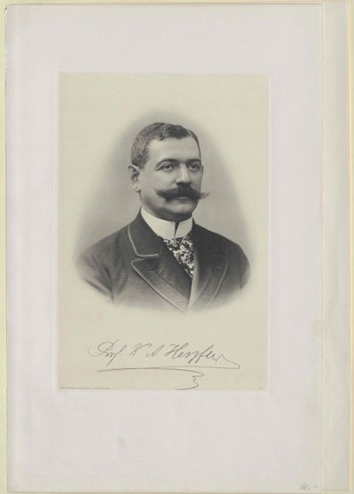 Charles August Herzfeld (imprimir) de Artist Unknown