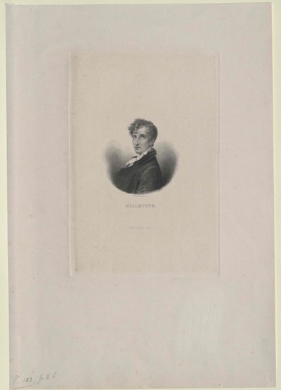 Charles Hubert Millevoye (imprimir) de Artist Unknown