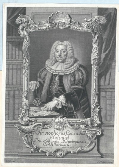 Christoph Conrad Schmid de Artist Unknown