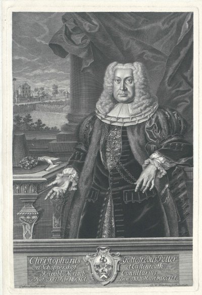 Christoph Godfrey Peller de Schoppershof zu Kastenreuth de Artist Unknown