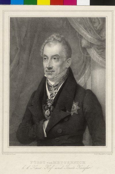 Clemente Wenzel Lothar príncipe de Metternich-Winneburg de Artist Unknown