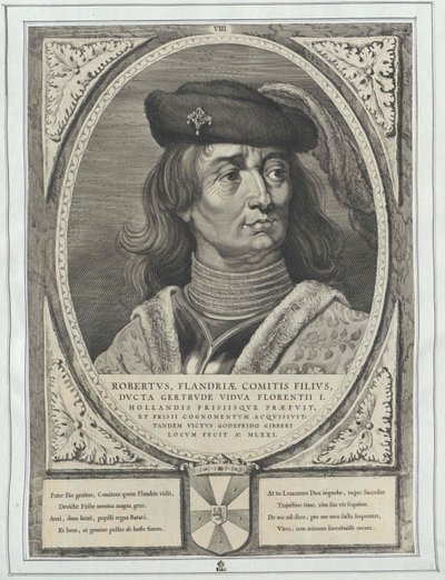 Conde de Flandes Roberto I el Frisón de Artist Unknown