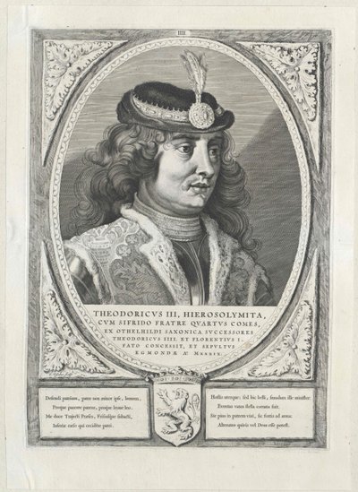 Conde de Holanda Dietrich III (imprimir) de Artist Unknown