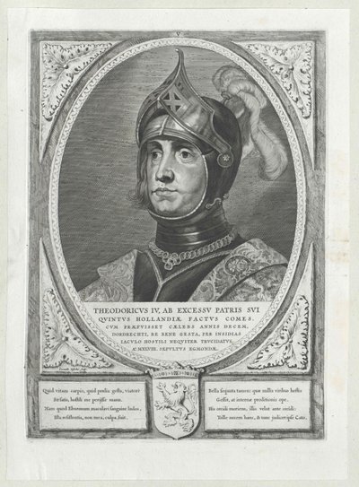 Conde de Holanda Dietrich IV (imprimir) de Artist Unknown