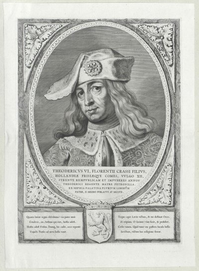 Conde de Holanda Dietrich VI (imprimir) de Artist Unknown