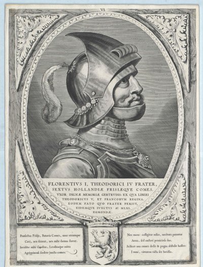 Conde de Holanda Florencia I (imprimir) de Artist Unknown