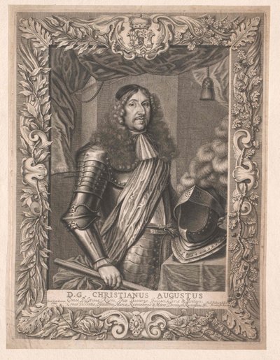 Conde palatino y conde de Sulzbach Christian August de Artist Unknown