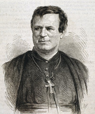 DUBUIS, Claude Marie (1817-1895). Prelado de la Iglesia católica, nacido en Inglaterra. Fue obispo de Galveston de 1862 a 1892. Grabado. ESPAÑA. CATALUÑA. Barcelona. Biblioteca de la Universidad de Barcelona de Artist Unknown