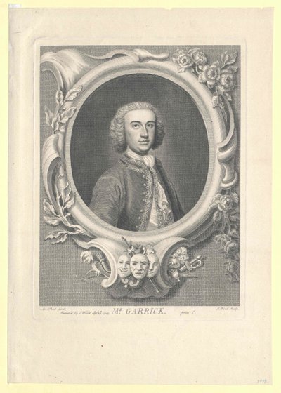 David Garrick de Artist Unknown