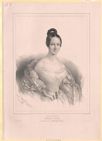 Duquesa de Mecklemburgo-Schwerin Elena de Artist Unknown