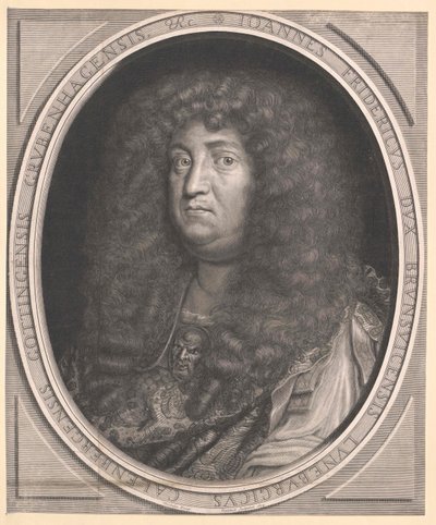 Duque de Brunswick-Lueneburg Johann Friedrich (imprimir) de Artist Unknown