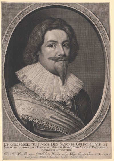 Duque de la Casa de Sajonia-Weimar Johann Ernst I de Artist Unknown