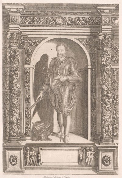 Duque de Mayenne Carlos de Lorena de Artist Unknown