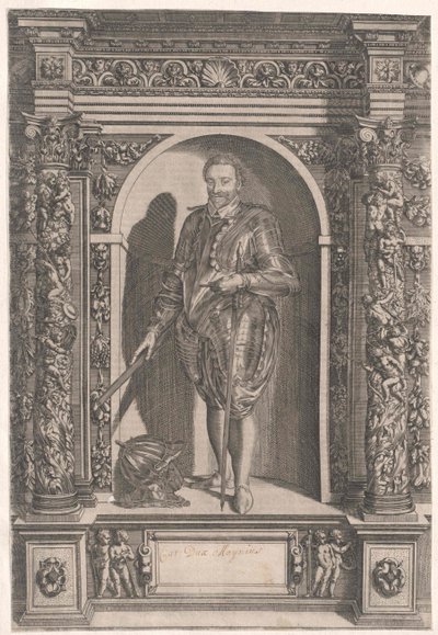 Duque de Mayenne Carlos de Lorena de Artist Unknown