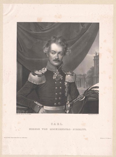 Duque de Mecklemburgo-Strelitz Karl de Artist Unknown