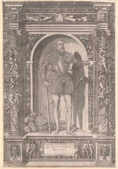 Duque de Módena y Ferrara Alfonso II de Este de Artist Unknown