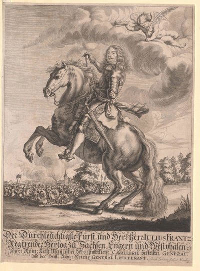 Duque de Sajonia-Lauenburg Julius Franz de Artist Unknown
