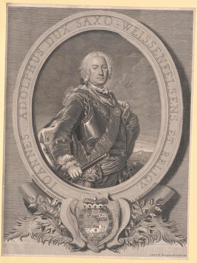 Duque de Sajonia-Weissenfels Johann Adolf II de Artist Unknown