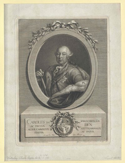 Duque de Wuerttemberg Carlos II Eugenio de Artist Unknown