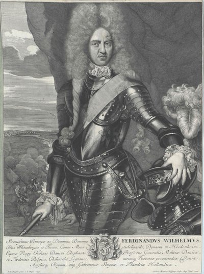 Duque de Wuerttemberg Ferdinand Wilhelm de Artist Unknown