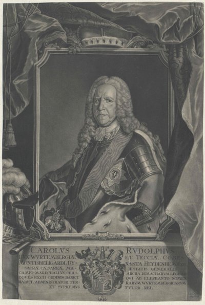 Duque de Wuerttemberg Karl Rudolf de Artist Unknown