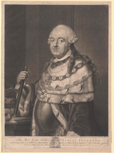 Elector de Baviera Karl Theodor de Artist Unknown