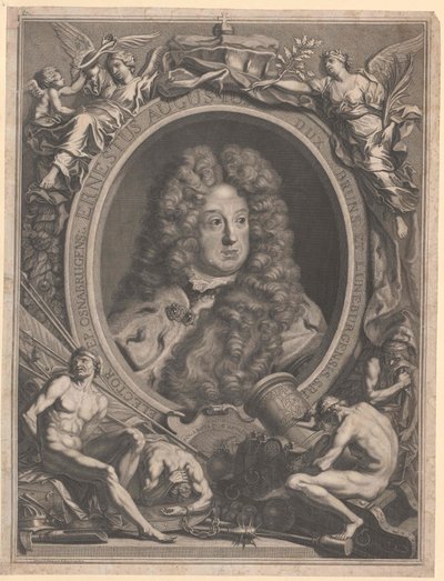Elector de Hannover Duque de Brunswick-Lueneburgo Ernst August I (huella) de Artist Unknown