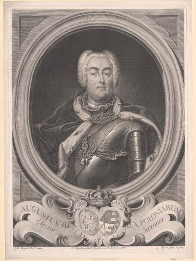 Elector de Sajonia Federico Augusto II de Artist Unknown