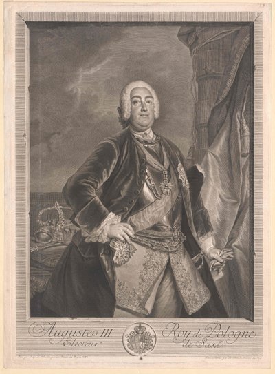 Elector de Sajonia Federico Augusto II de Artist Unknown