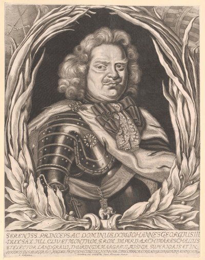 Elector de Sajonia Johann George III de Artist Unknown
