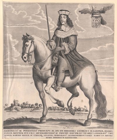 Elector de Sajonia Johann George II de Artist Unknown
