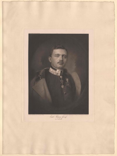 Emperador de Austria Carlos I (huella) de Artist Unknown