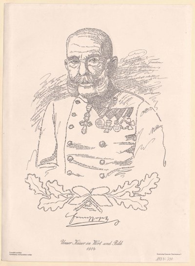 Emperador de Austria Francisco José I de Artist Unknown