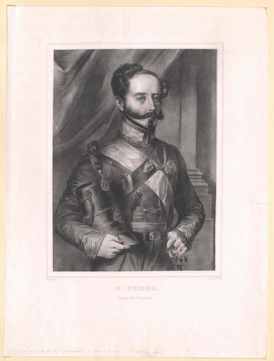 Emperador de Brasil Pedro I de Artist Unknown