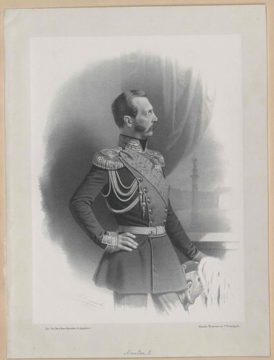 Emperador de Rusia Alejandro II de Artist Unknown