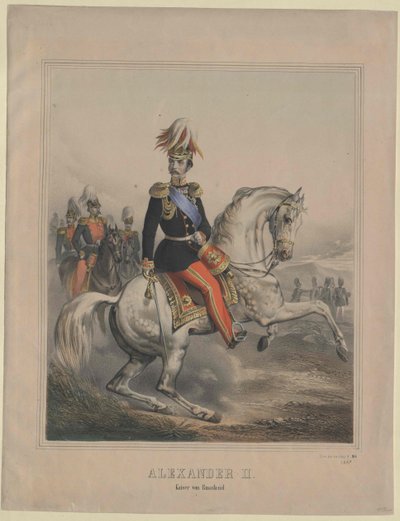 Emperador de Rusia Alejandro II de Artist Unknown