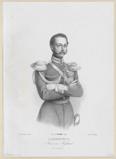 Emperador de Rusia Alejandro II de Artist Unknown