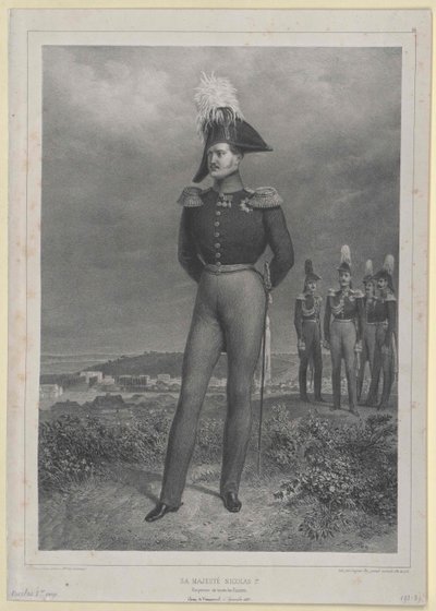 Emperador de Rusia Nicolás I de Artist Unknown