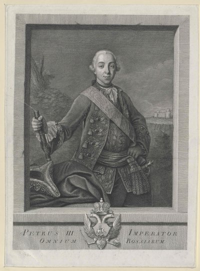 Emperador de Rusia Pedro III de Artist Unknown