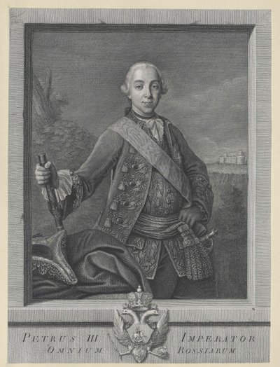 Emperador de Rusia Pedro III de Artist Unknown