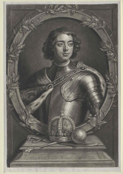 Emperador de Rusia Pedro I el Grande de Artist Unknown