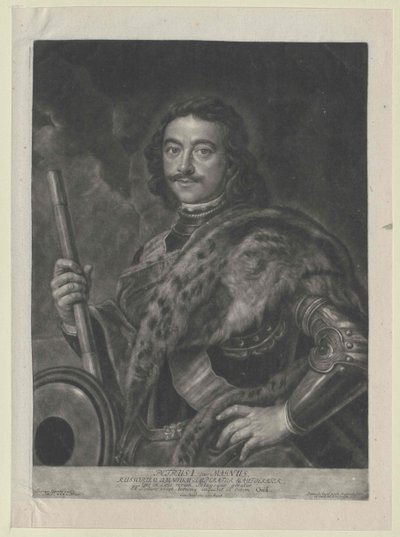 Emperador de Rusia Pedro I el Grande de Artist Unknown
