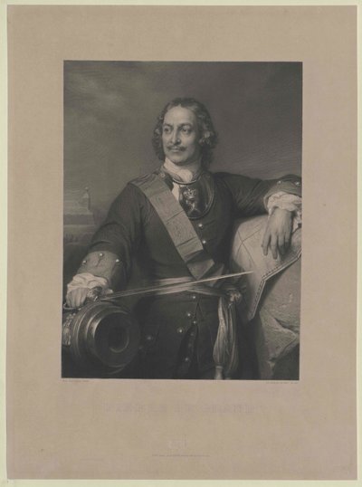 Emperador de Rusia Pedro I el Grande de Artist Unknown